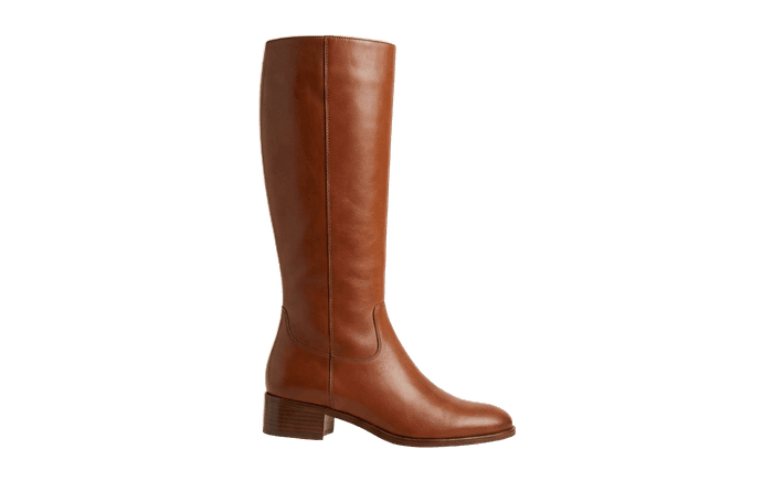 Cognac knee boots — RIVER ISLAND