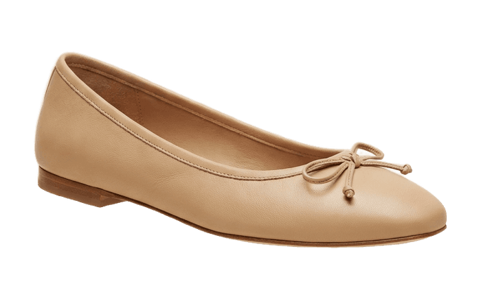 Ecru ballet flats — NEXT